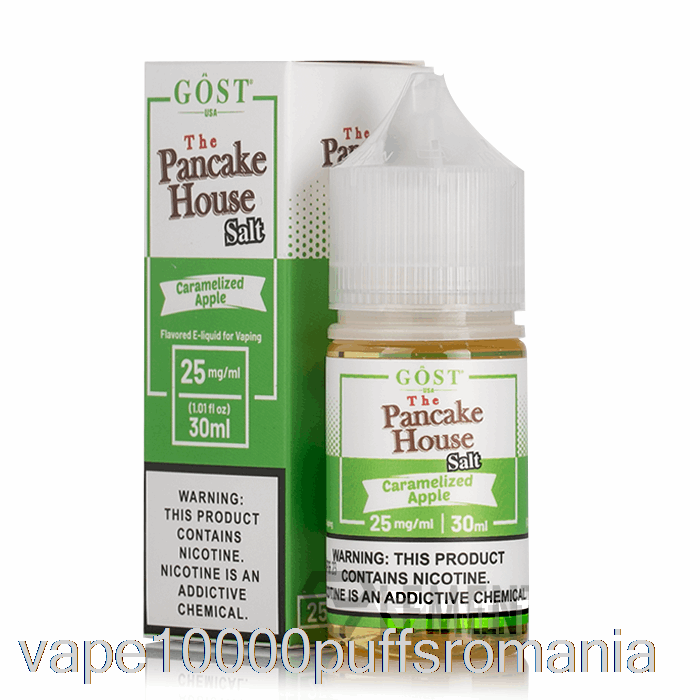 Vape Romania Saruri De Mere Caramelizate - The Pancake House - Gost Vapor - 30ml 50mg